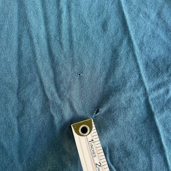 Carhartt K87 Pocket T-Shirt Mens 2XL Tall Green Short Sleeve Logo Y2K - Picture 8 of 12